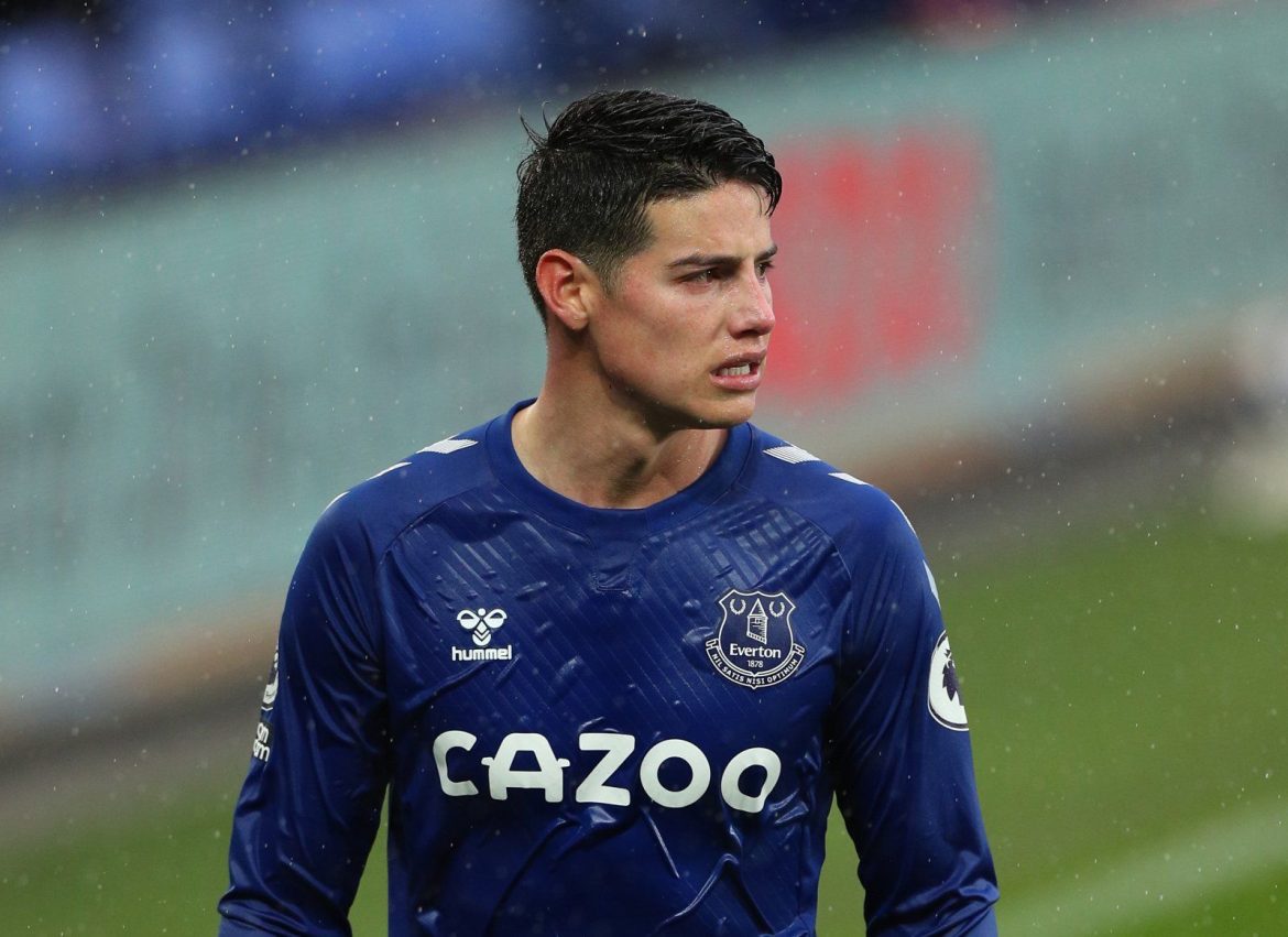 Everton transfer news on James Rodriguez